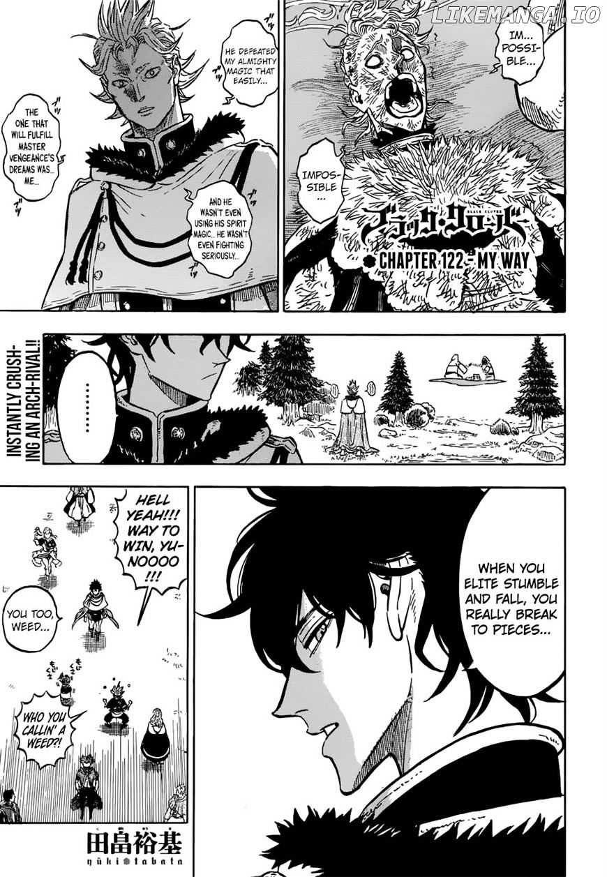 Black Clover chapter 122 image 01